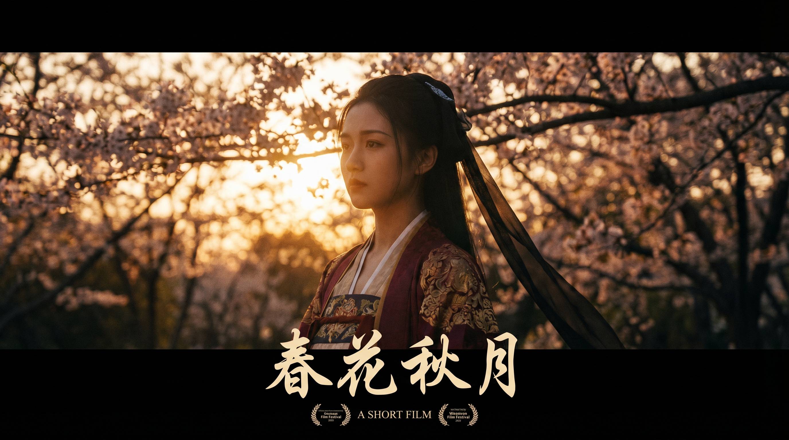 抖音风原创古装短片视频演示